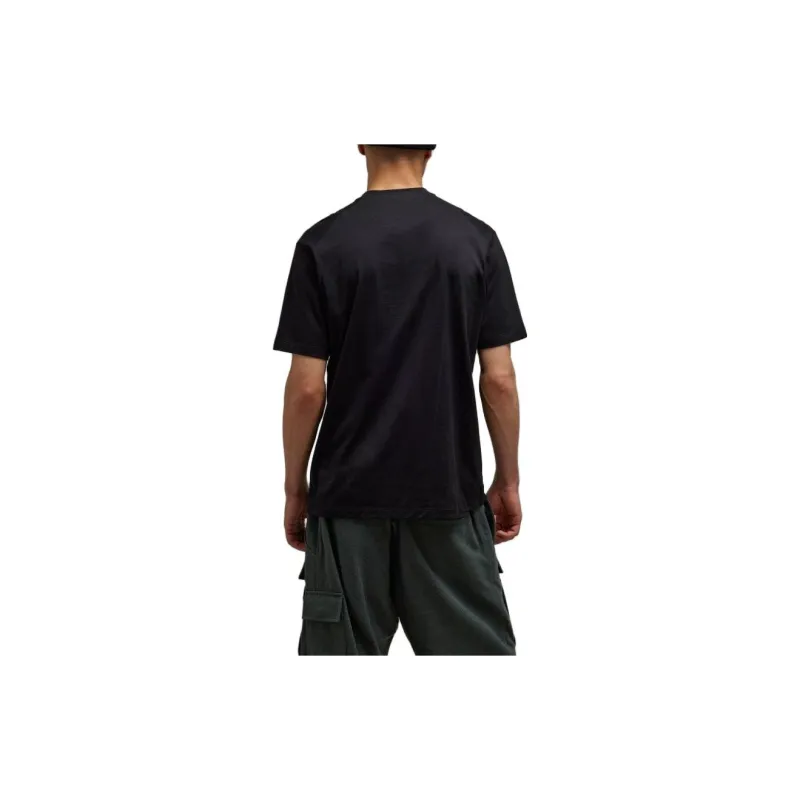 Y-3 GFX S/S Logo-flocked T-shirt-1