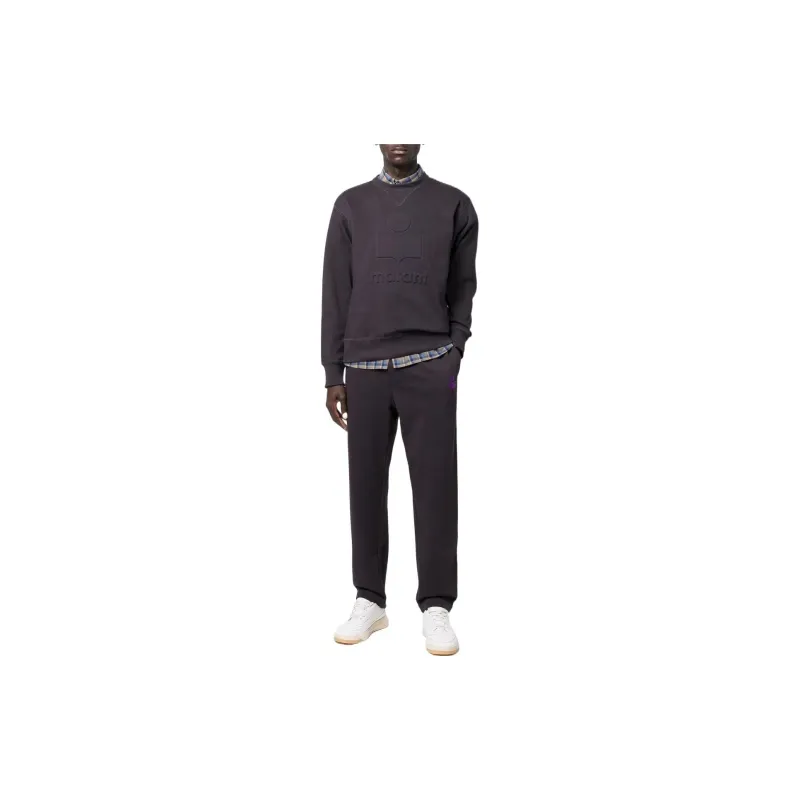 ISABEL MARANT Flocked Logo Jogging Pants-2