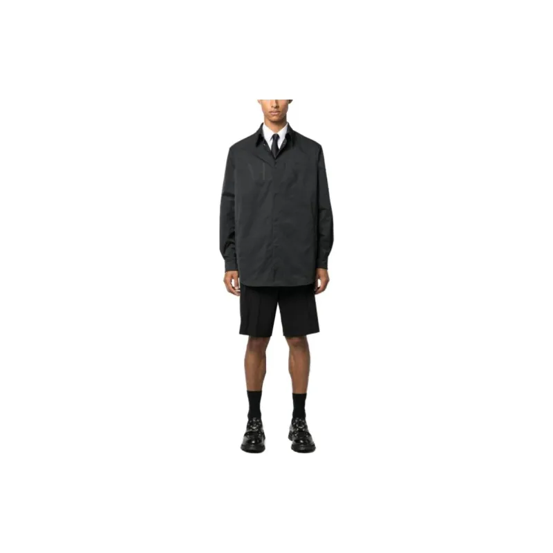 Valentino Buttoned Long Sleeved Jacket-1