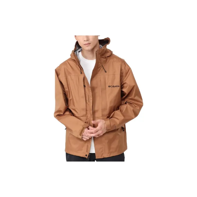 Columbia Jackets Men Brown-2