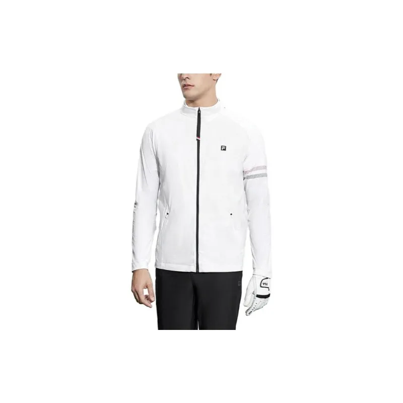 FILA Golf Series Jackets Men Jade White-2