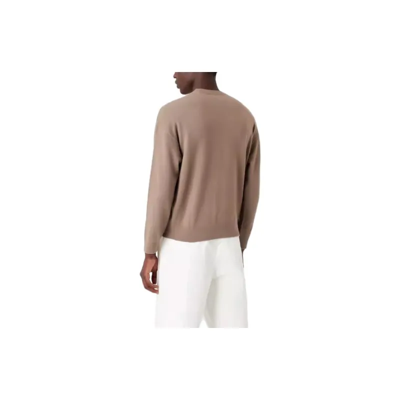 EMPORIO ARMANI Sweaters Men Oats Brown-1