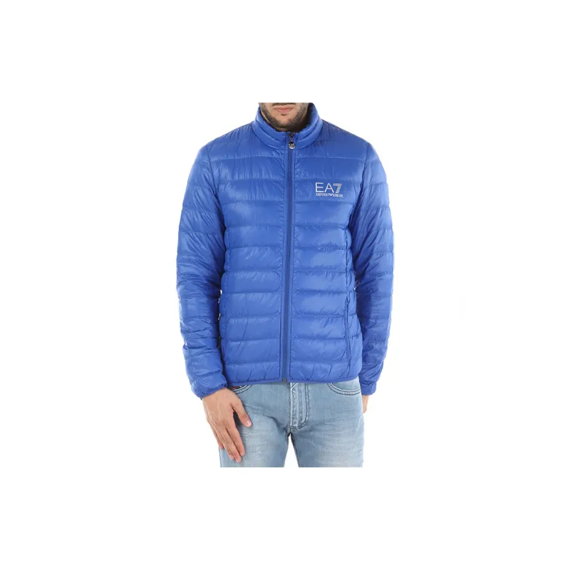 EMPORIO ARMANI EA7 Down Jacket Men's Blue-2