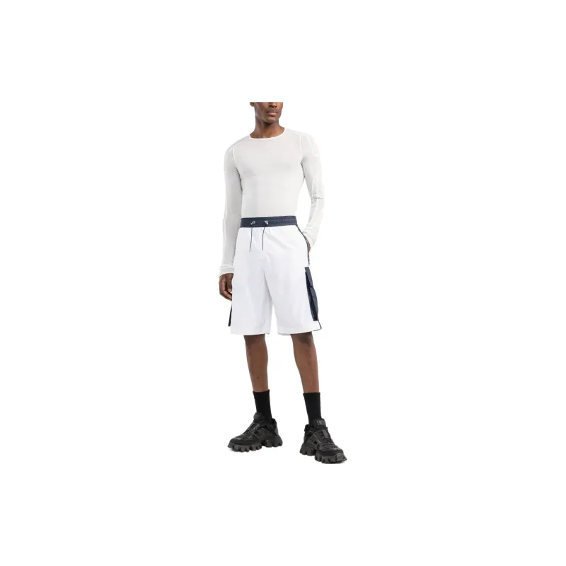 BALMAIN Casual Shorts Men White-1