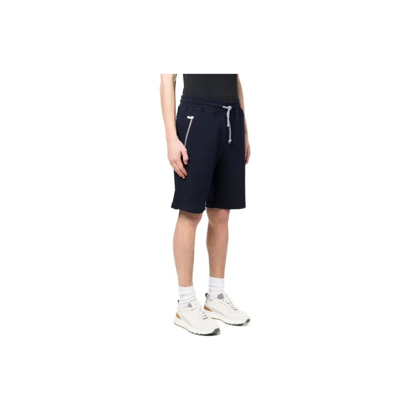 Brunello Cucinelli Drawstring-waist Jersey Track Shorts-3