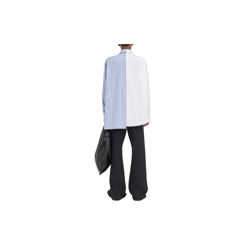 MM6 Maison Margiela Spliced Numbers motif Shirt-3