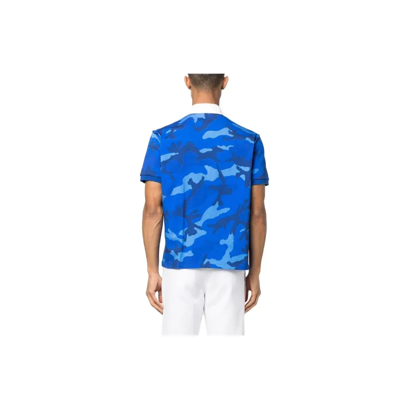 Valentino Polo Shirts Men Blue-1