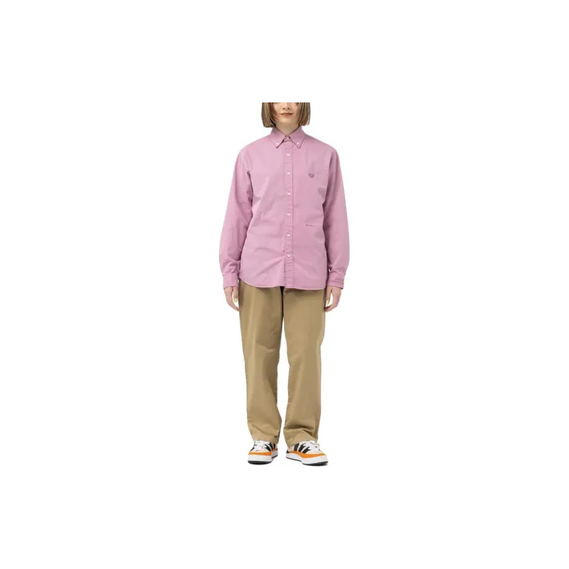 HUMAN MADE Pigment Dyed Bd L/S Shirt-4