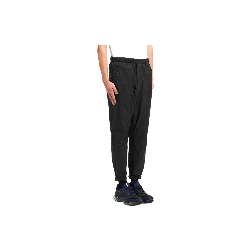 PRADA FW22 Knitted Sports Pants Men's Black-3