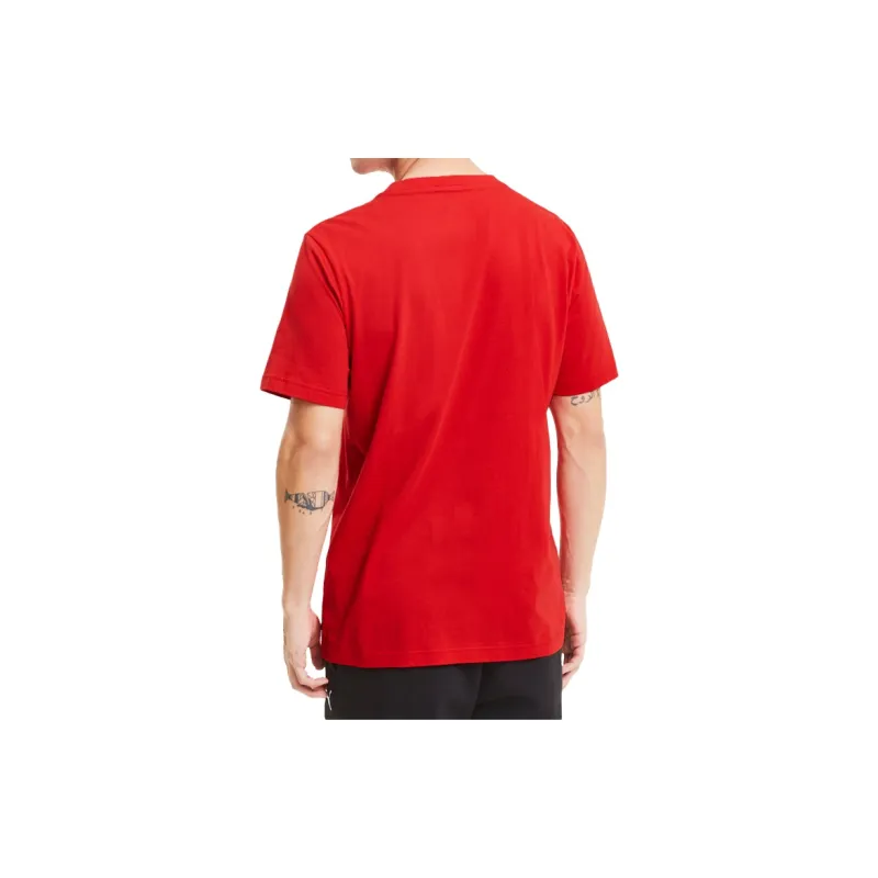 PUMA T Shirts Men Race Red-3