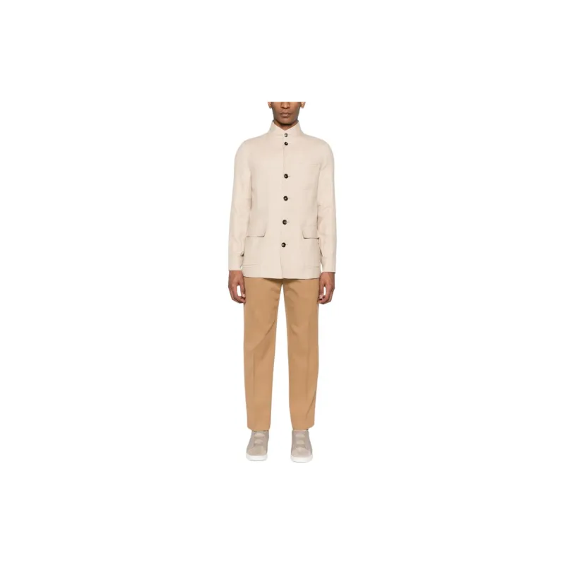 Ermenegildo Zegna Linen blend Shirt Jacket-1