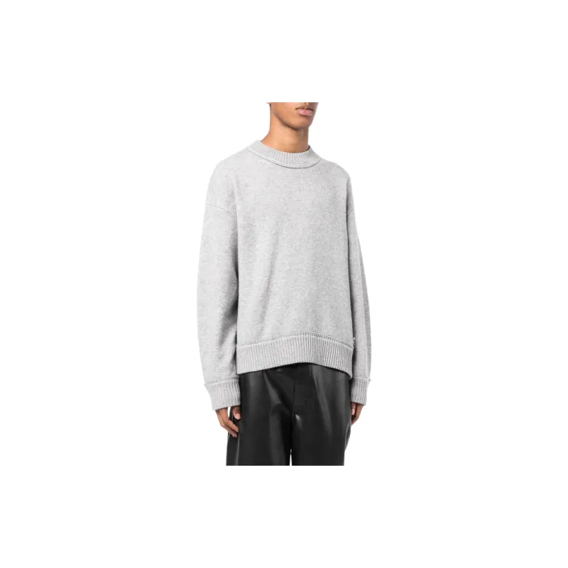 Sacai Cashmere Sweaters Men Gray-2