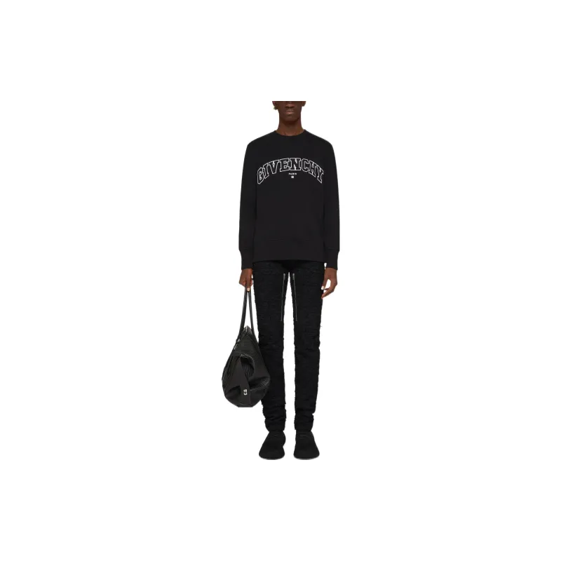 Givenchy College Slim Fit Crewneck Sweatshirt-2