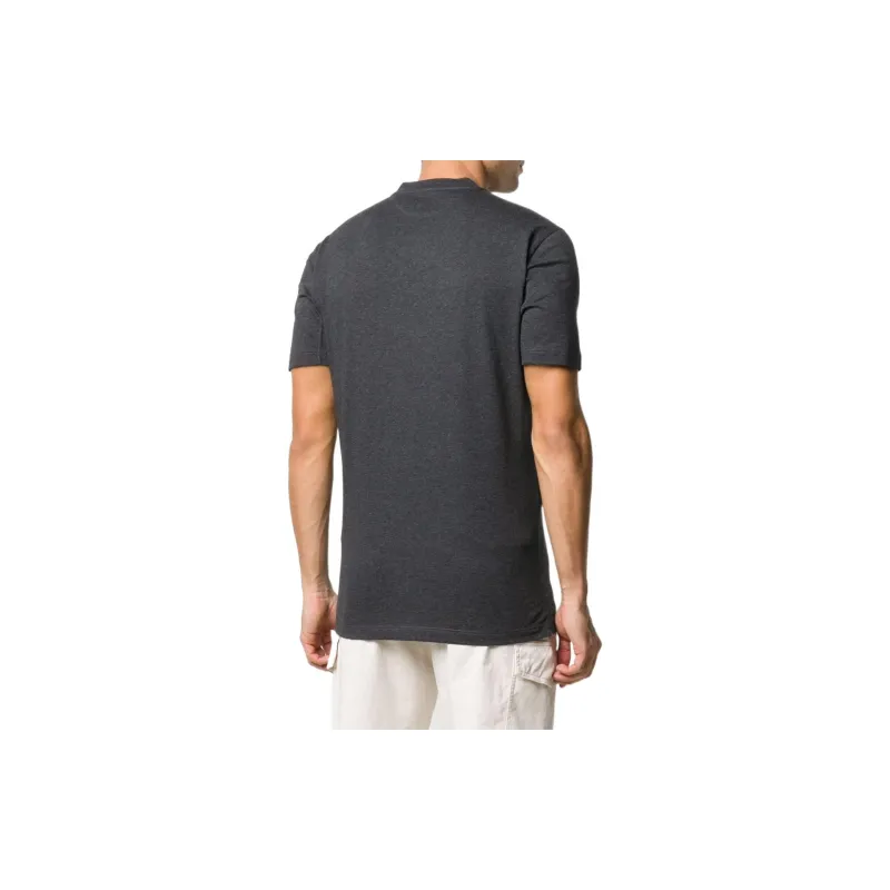 Brunello Cucinelli T-Shirts Men Black-3