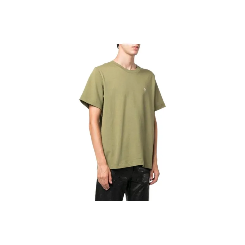 Marine Serre T-Shirts Men Green-3