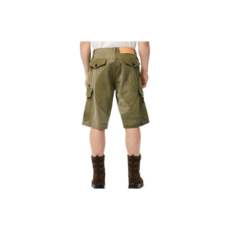 LOEWE Cargo Shorts Men Army Green-2