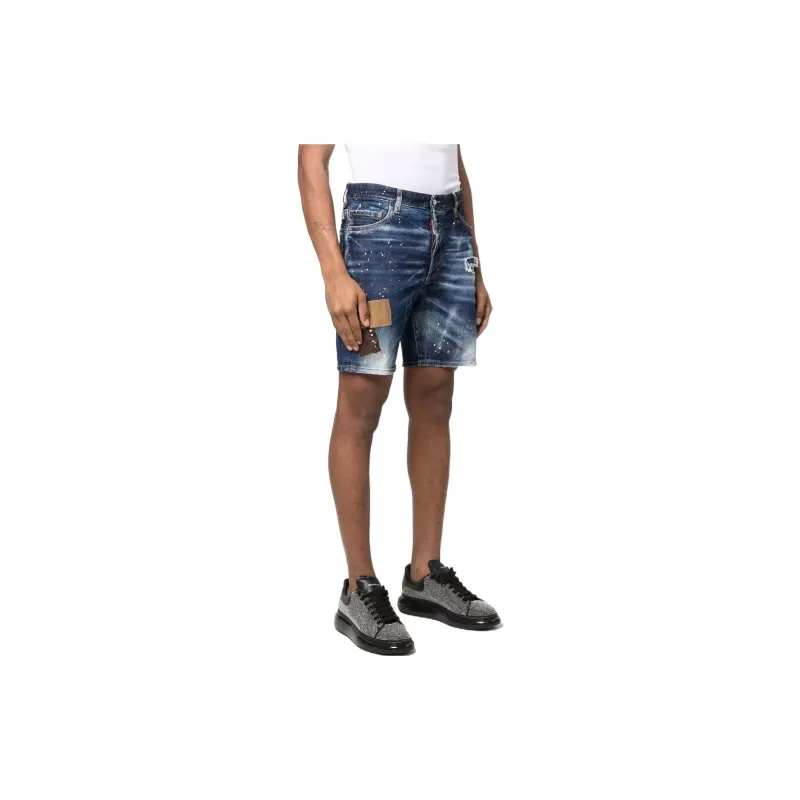 DSQUARED 2 Dark Rodeo Wash Elastic Boxer Shorts-3