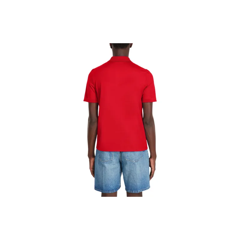 Ferragamo Half zip Cotton Polo Shirt-2