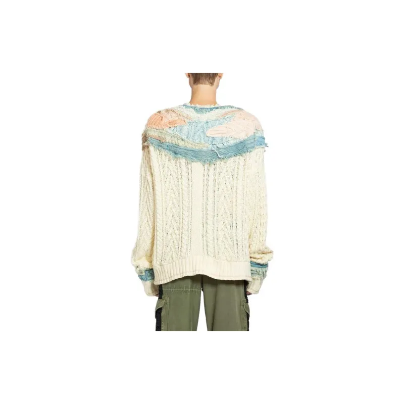 GREG LAUREN Knitwear Men Beige-1