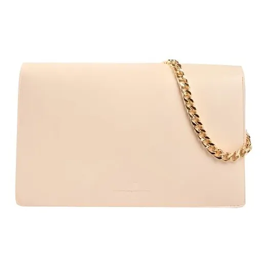 Elisabetta Franchi Polyurethane Polyester Handbag Shoulder Bag Crossbody Bag Women's Beige-2