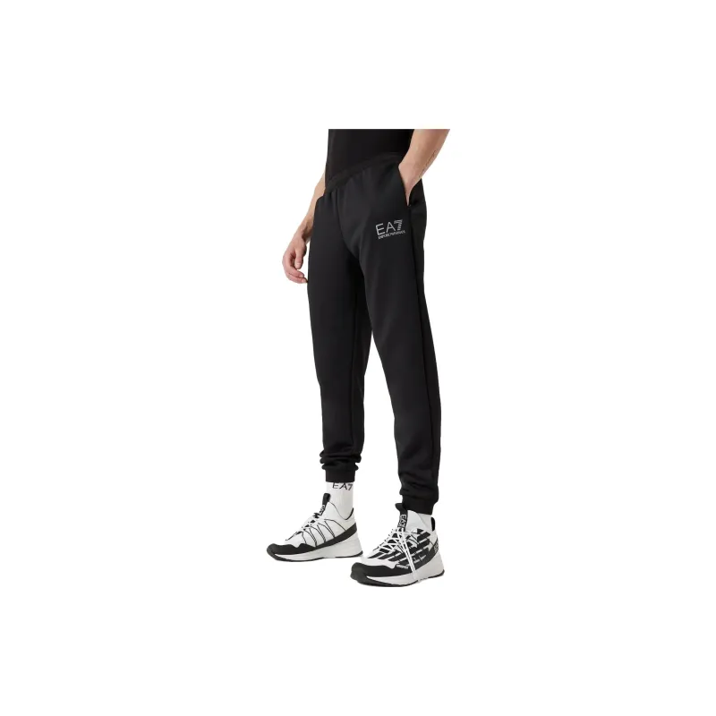 EMPORIO ARMANI EA7 Knitted Sweatpants Men's Black-3
