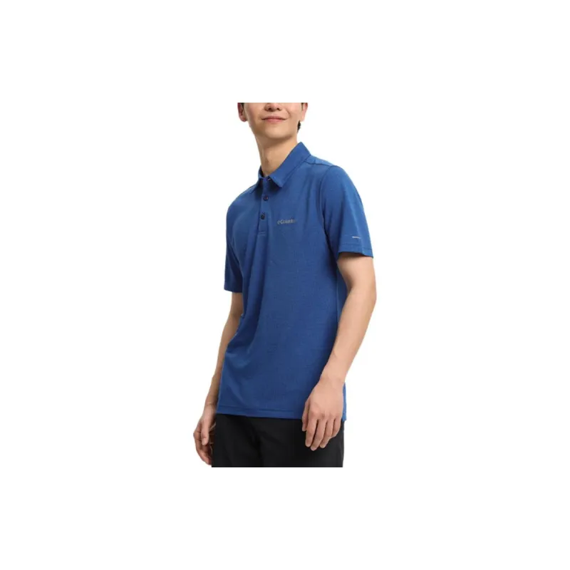 Columbia Polo Shirts Men Blue-3