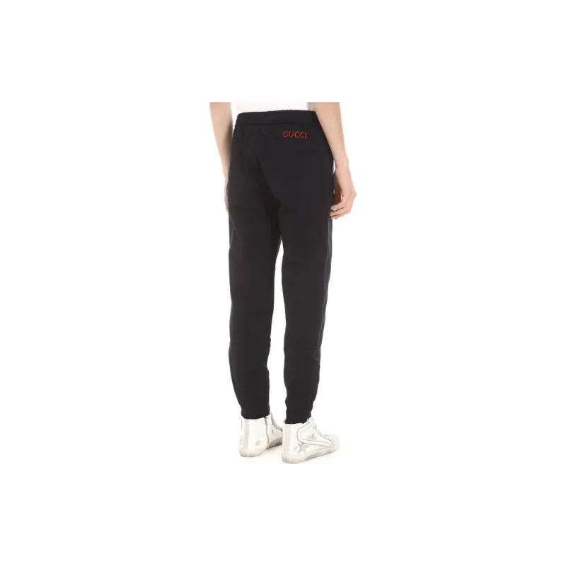 GUCCI Embroidered Logo Pants-2