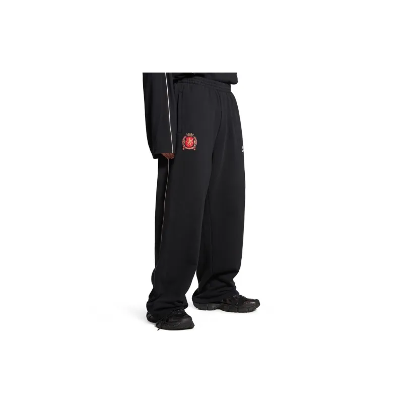 Balenciaga Knitted Sweatpants Loose Fit Unisex Black-5