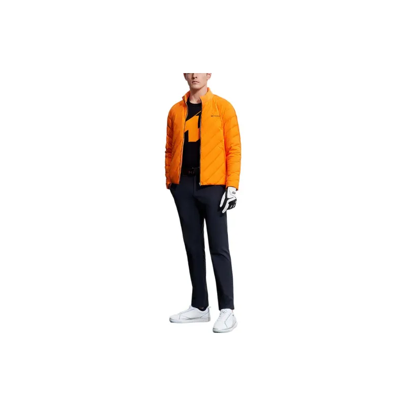 FILA Down Jacket Men's Fiery Orange-3