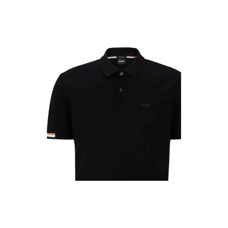 HUGO BOSS Rubberized Logo Regular Fit Polo Shirt-4