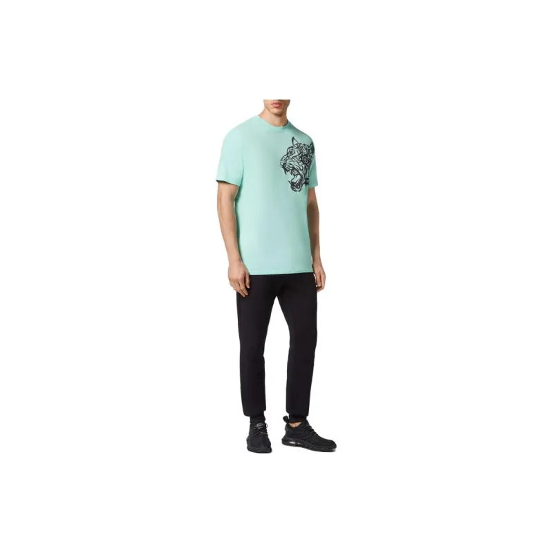 PLEIN SPORT T-Shirts Men Teal-3