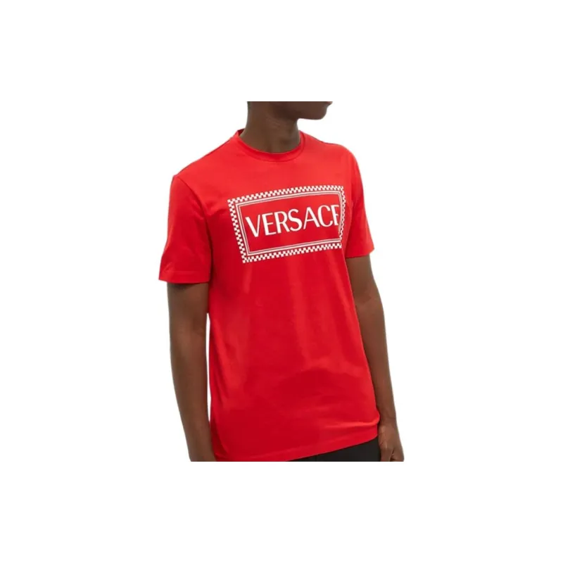 VERSACE T-Shirts Men Red-2
