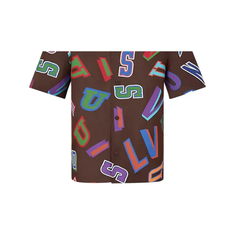 LOUIS VUITTON x NBA Shirt Men's Brown-5
