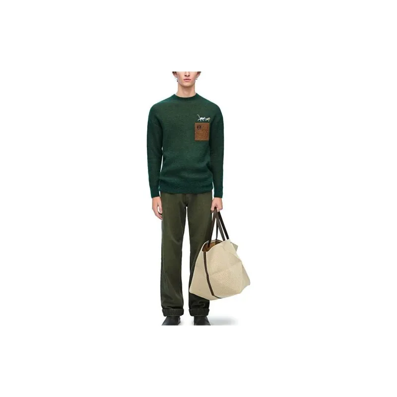 LOEWE Sweaters Men Green-1