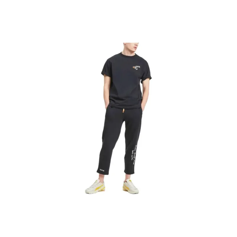 PUMA Knitted Sports Pants Unisex Black-4
