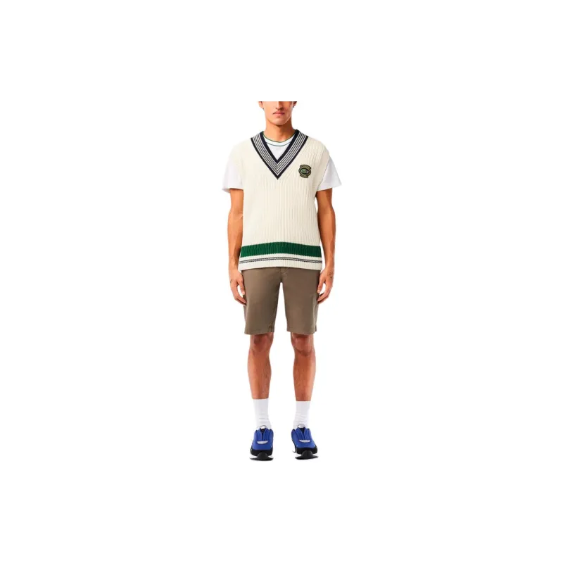 LACOSTE Casual Shorts Men's Khaki Brown-3