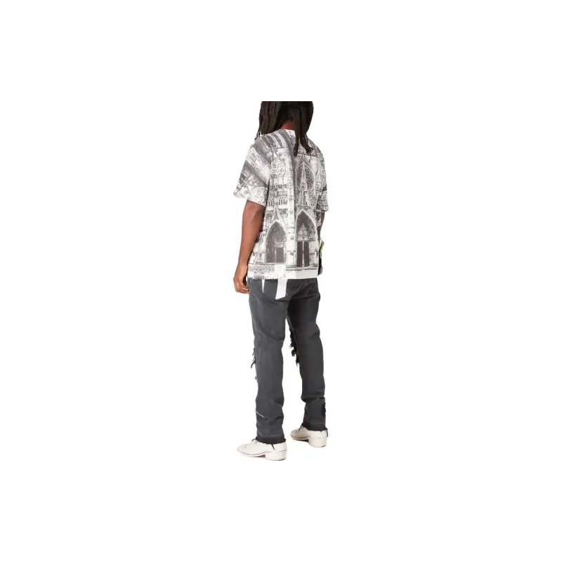 Gallery Dept. T Shirts Men Black/White-7