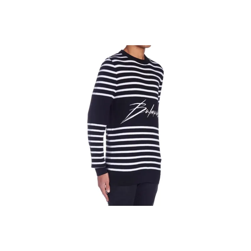 BALMAIN Sweaters Men Blue-1