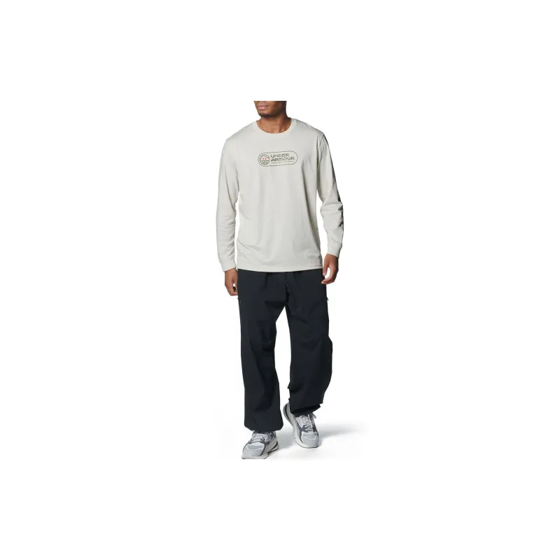 Under Armour T Shirt Men's Gray White-2