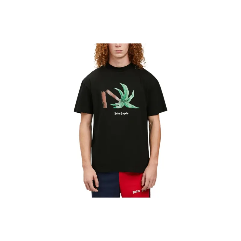 PALM ANGELS Broken Palm Classic T Shirt-2