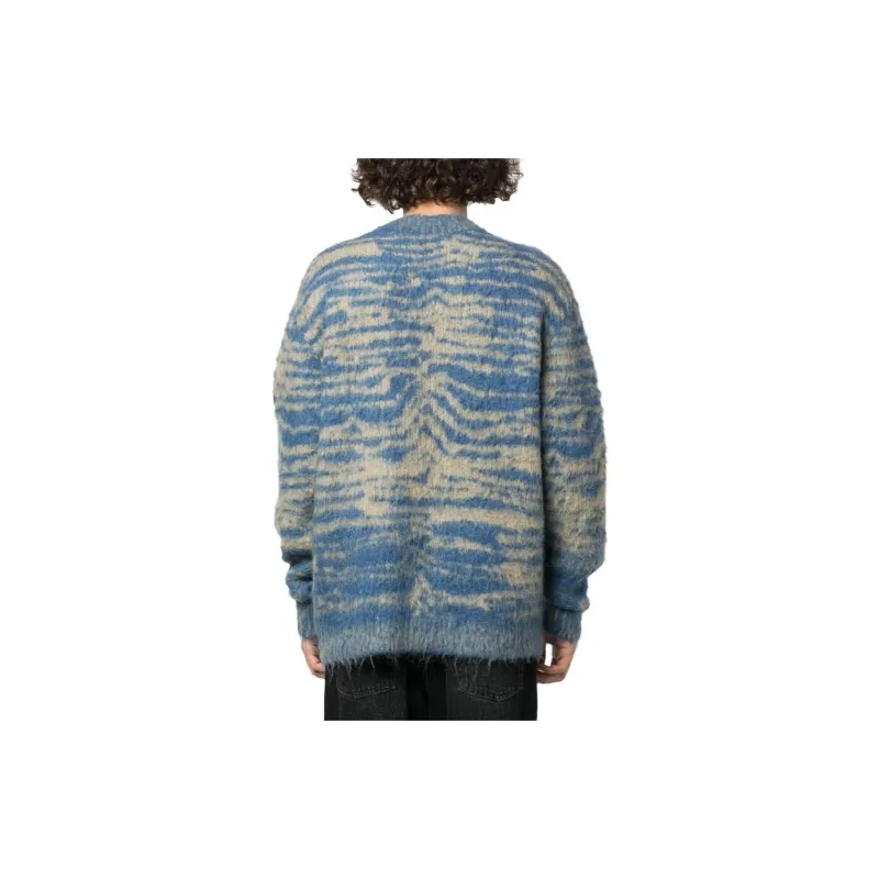 Acne Studios Sweaters Men Blue Yellow-3