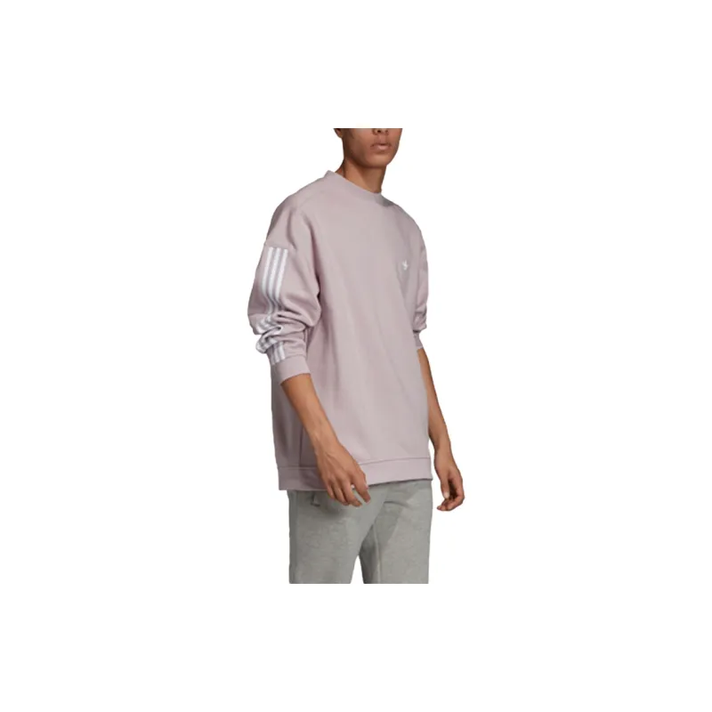 Adidas Originals Sweatshirt Men's Light Pink Purple Gray-4