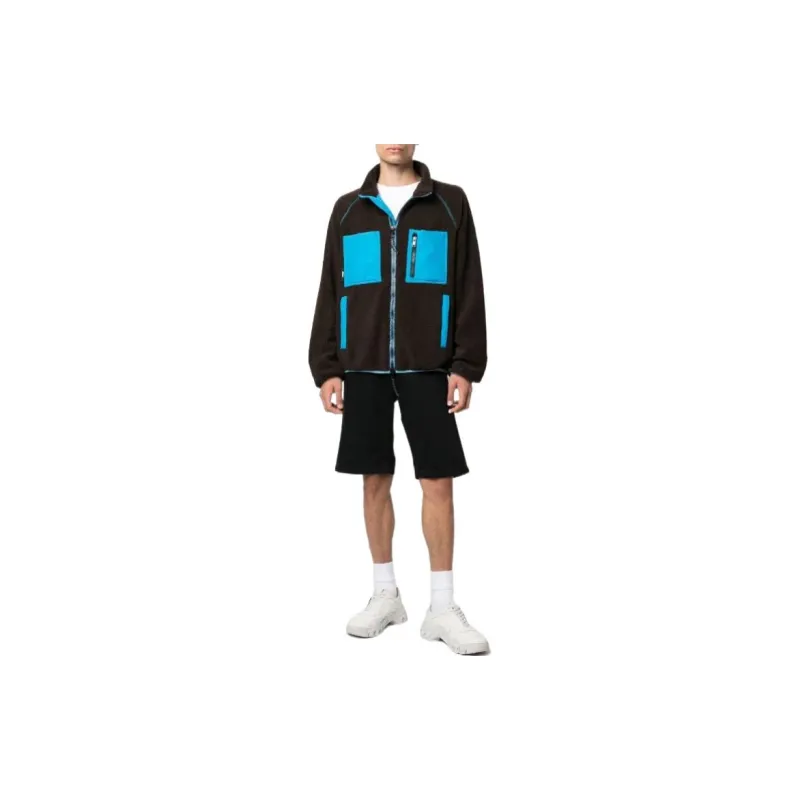 MSGM Logo Patch Zipped Jacket-1