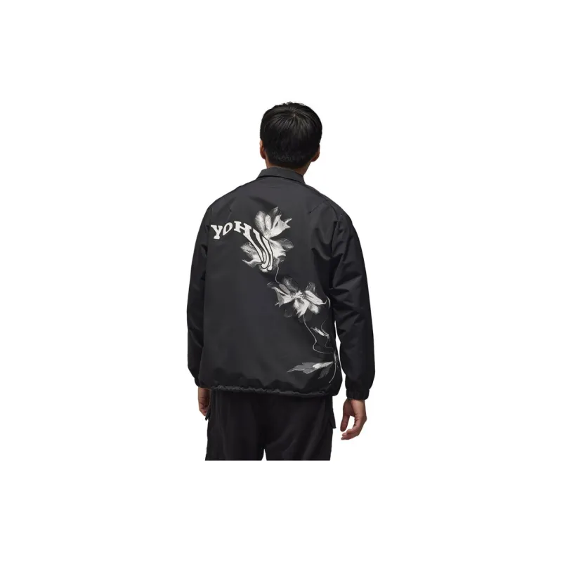Y 3 Floral Printed Buttoned Jacket-1