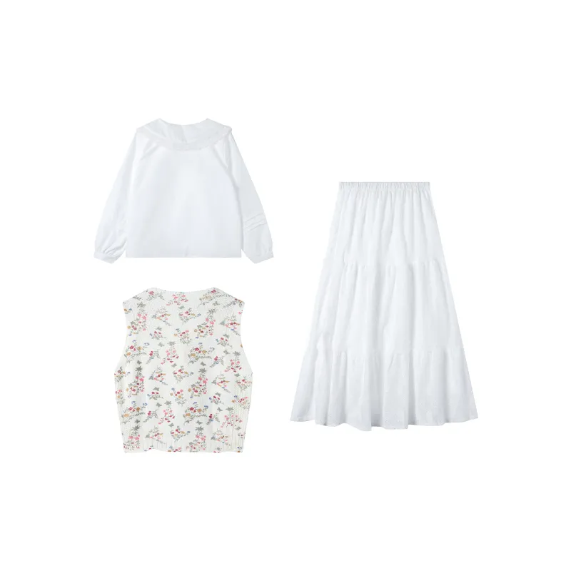 LSVE Skirt Set Women's Three Piece Set-2
