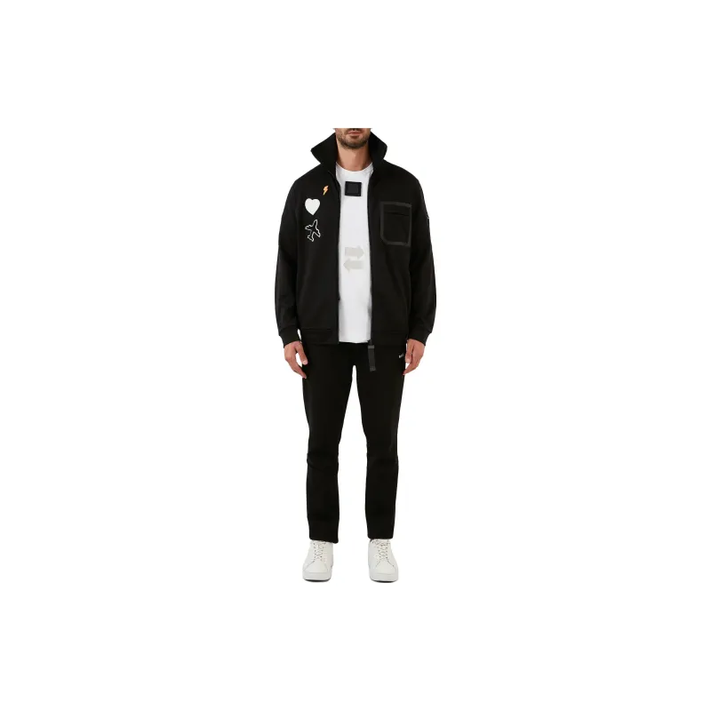 HUGO BOSS Patch Embellished Relaxed Fit Sweatshirt-2