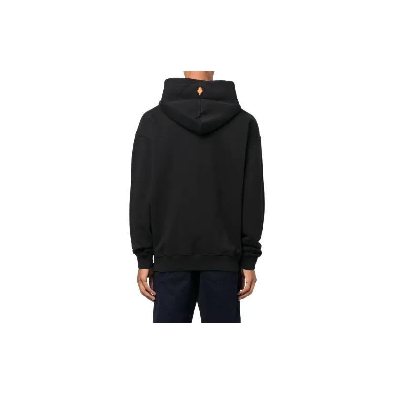 Marcelo Burlon Feather Printed Drawstring Hoodie-4