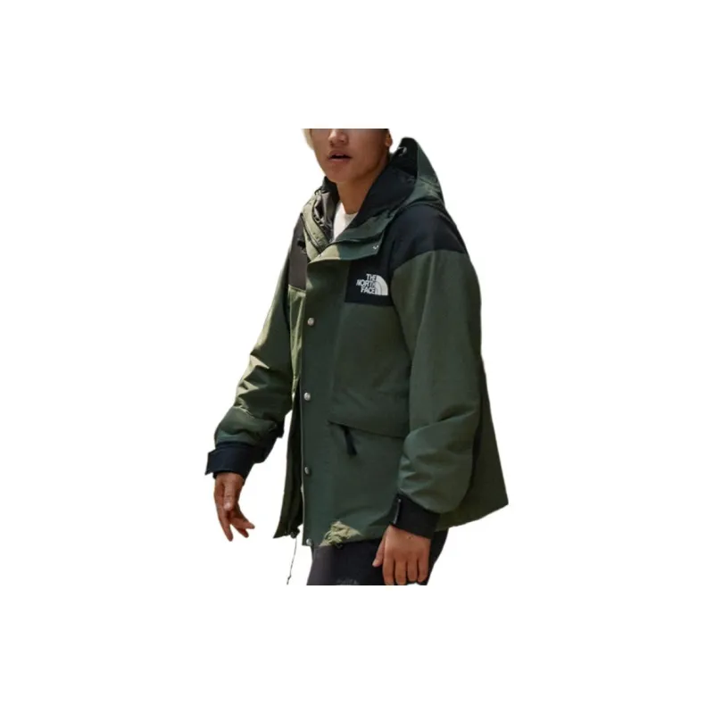 THE NORTH FACE 1986 Series FW22 Water Resistant Windbreaker Jacket Unisex Green-5
