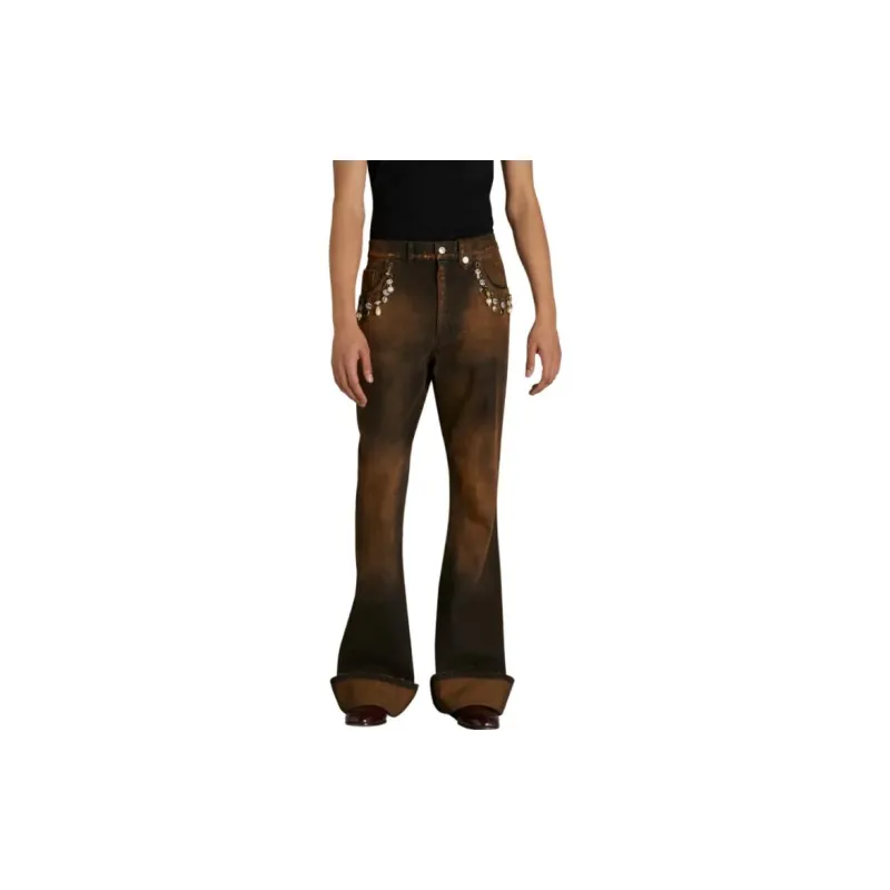 GUCCI Jeans Men Brown-2