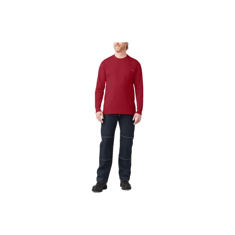 Dickies Heavyweight Long Sleeve Pocket T-Shirt T-Shirt Men's Red-3